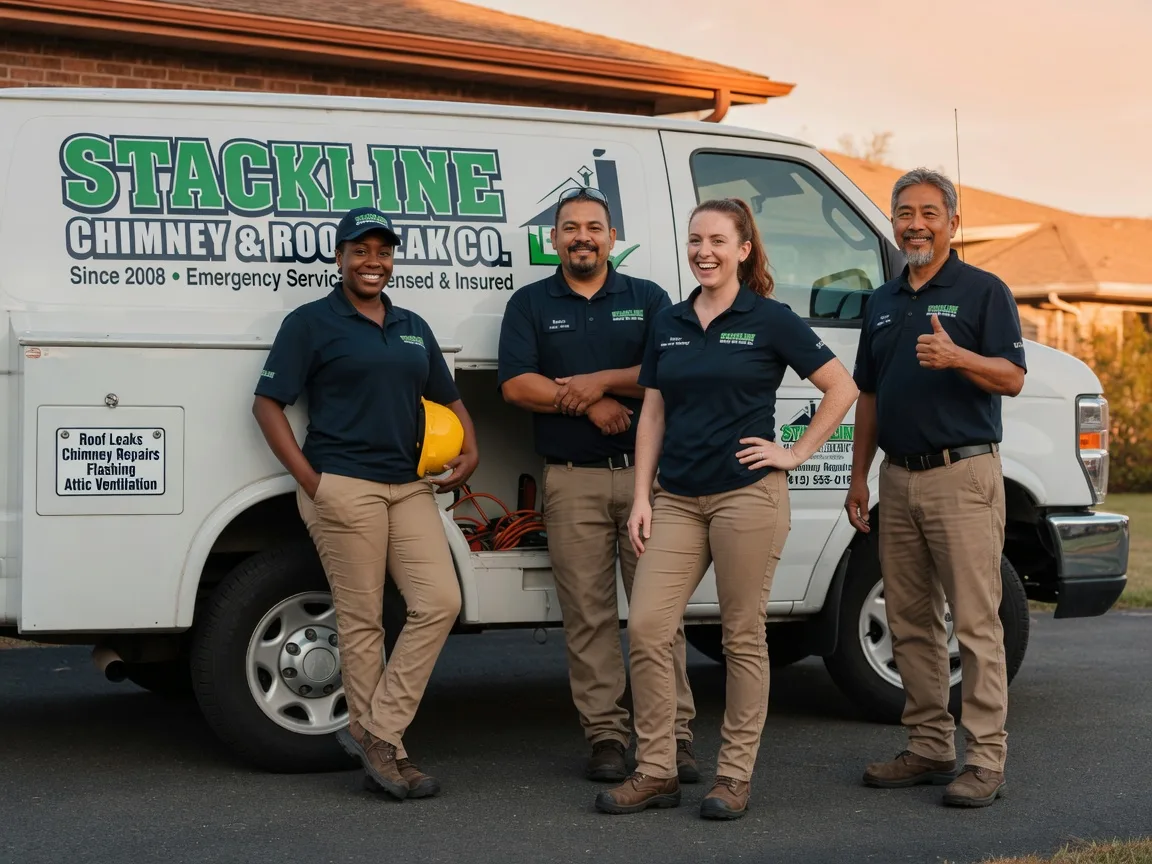 Chimney flashing repair company in Valley City, OH